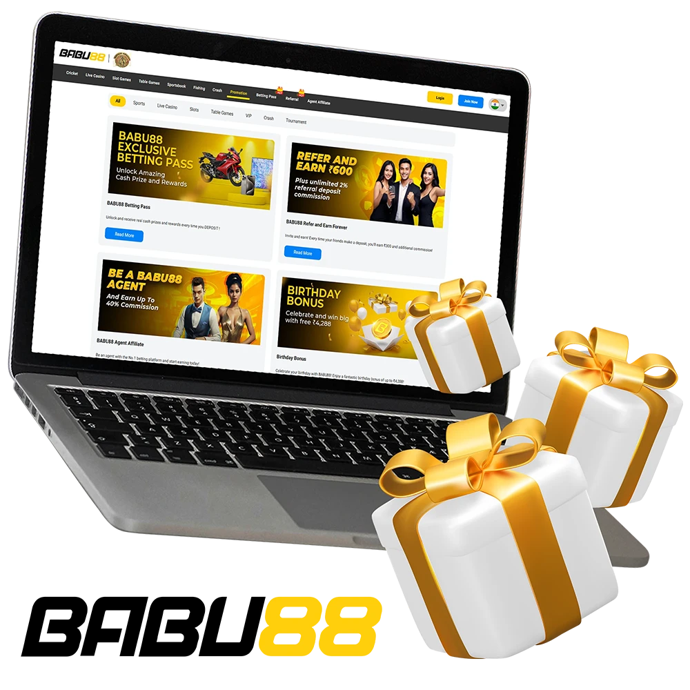 Babu88 offers its users generous welcome bonuses for sports and casino betting.