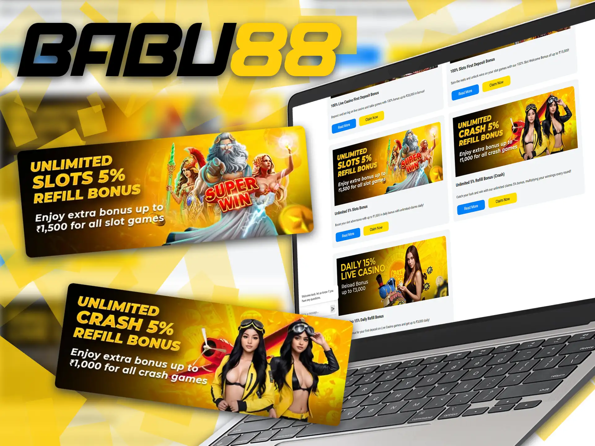 Use the Reload Bonus to play at Babu88 casino.