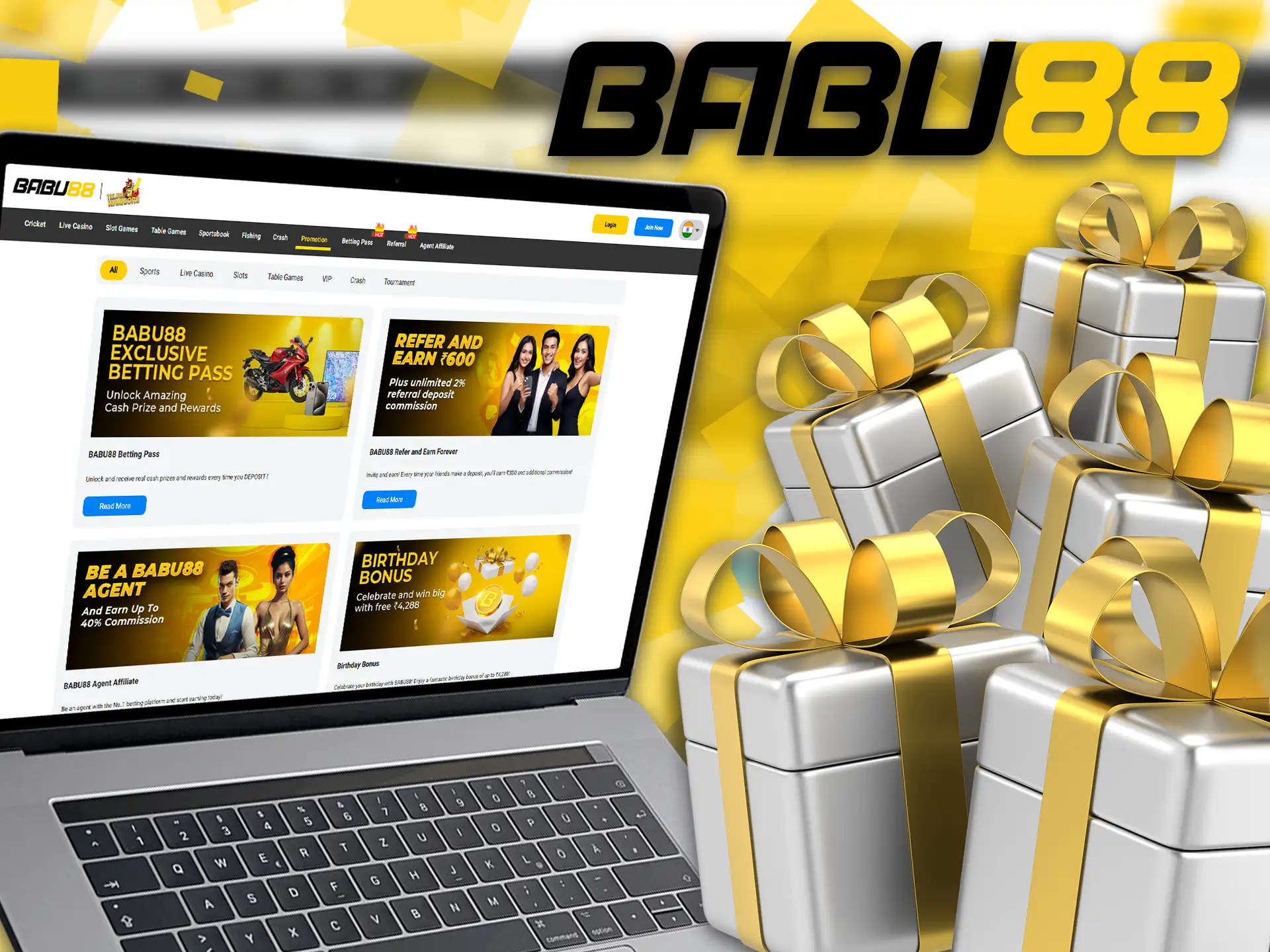 Babu88 offers a great welcome bonus to all new users.