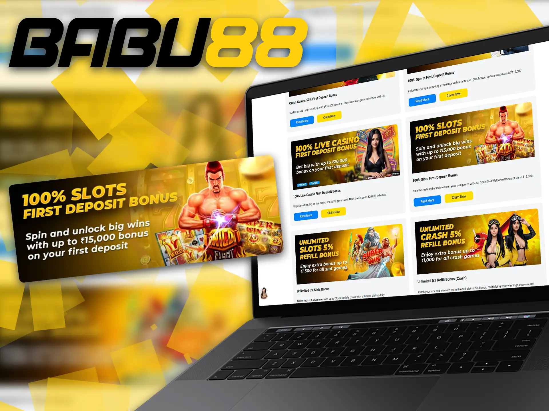 The welcome bonus from Babu88 gives you a boost on your slots winnings.