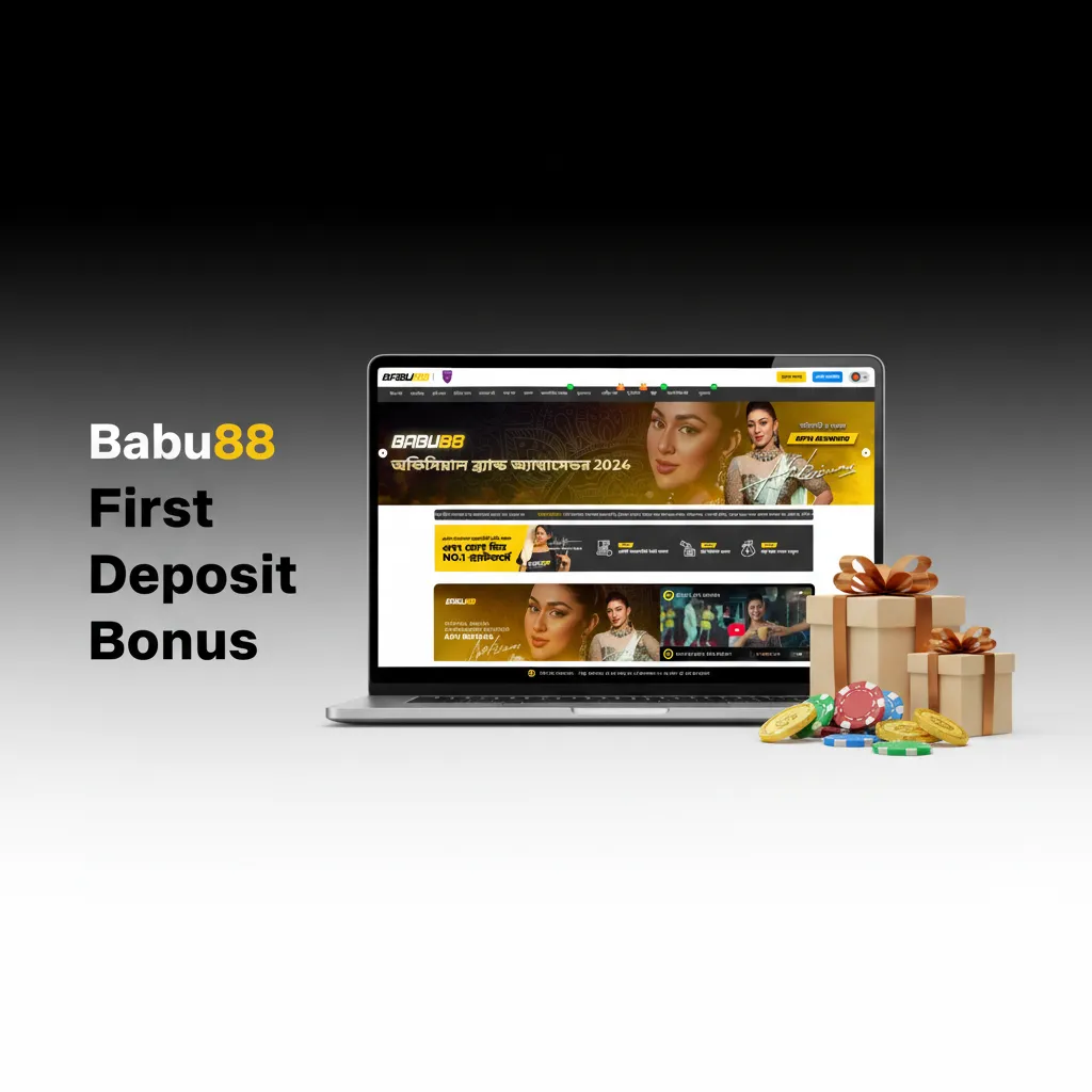 Babu88 first deposit bonus: 100% up to ₹12,000. Choose casino or sports bonus. Min deposit ₹500.