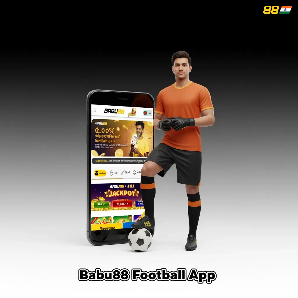 Babu88 Football app on a smartphone showing live odds, bet slip, in-play stats, cash-out, and price alerts.