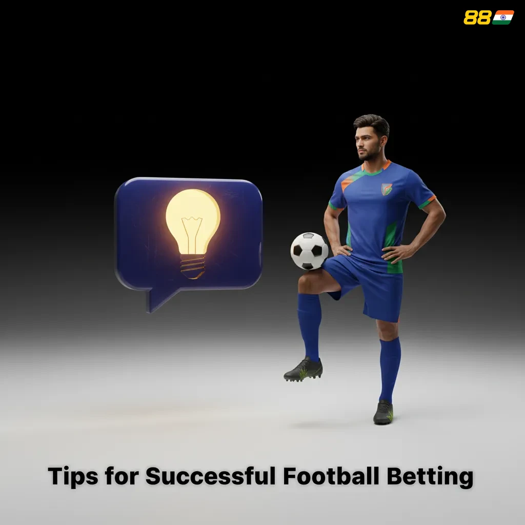 Infographic of football betting tips: study form, check injuries, note styles, weather, time markets, manage bankroll