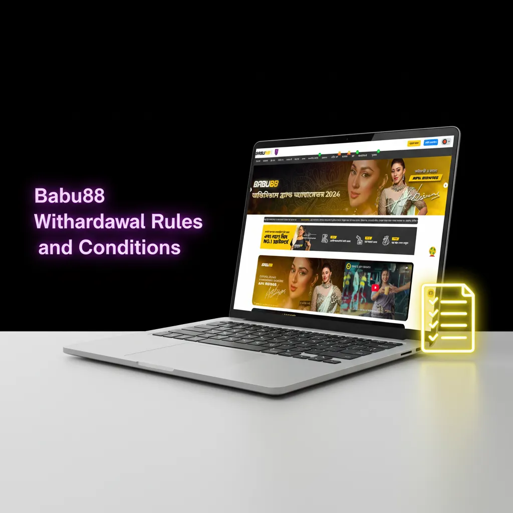 Babu88 withdrawal rules in India: KYC, own account, bonus wagering, ₹500 min, ₹2,00,000 daily cap, INR/crypto conversion.