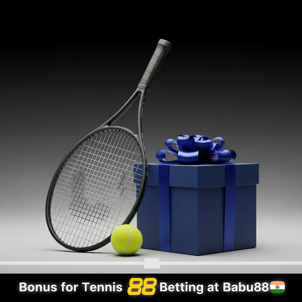 Babu88 Tennis bonus: 100% up to ₹10,000 on first deposit; tennis bets count toward rollover; terms apply.