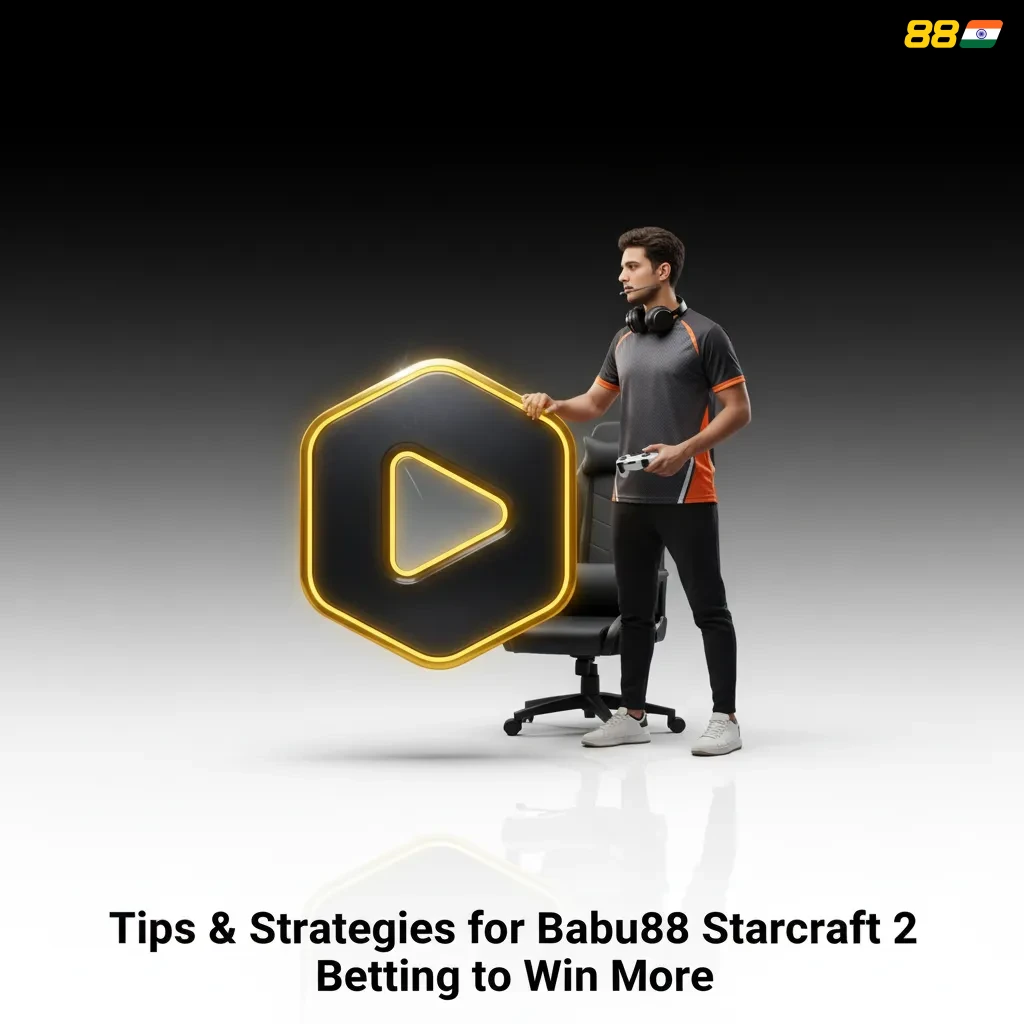 Infographic for Babu88 StarCraft 2 betting tips: bankroll 1–3%, map pool, VOD study, formats, live bets, odds, meta shifts.