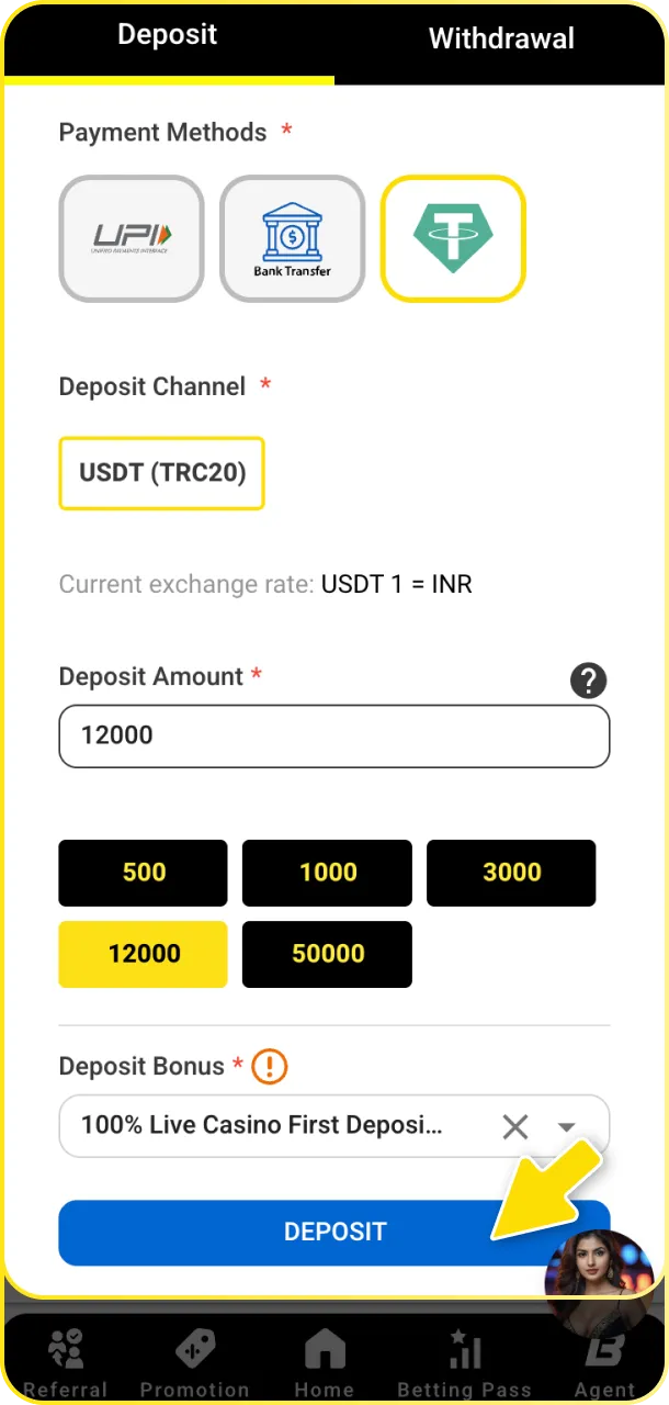 Deposit via local Indian methods to fund your CS2 bets.