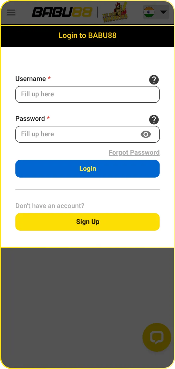 Log in or create your account at Babu88 to start Formula 1 betting.