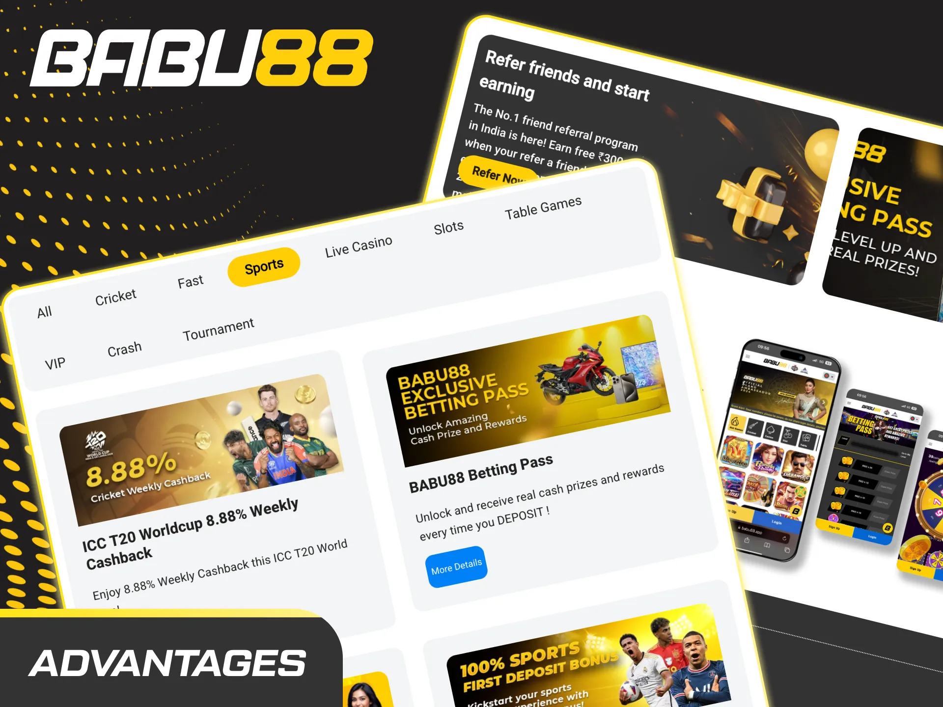 Infographic: Babu88 India LoL betting perks: bonuses, INR UPI/NetBanking, 24/7 support, competitive odds, easy mobile app.