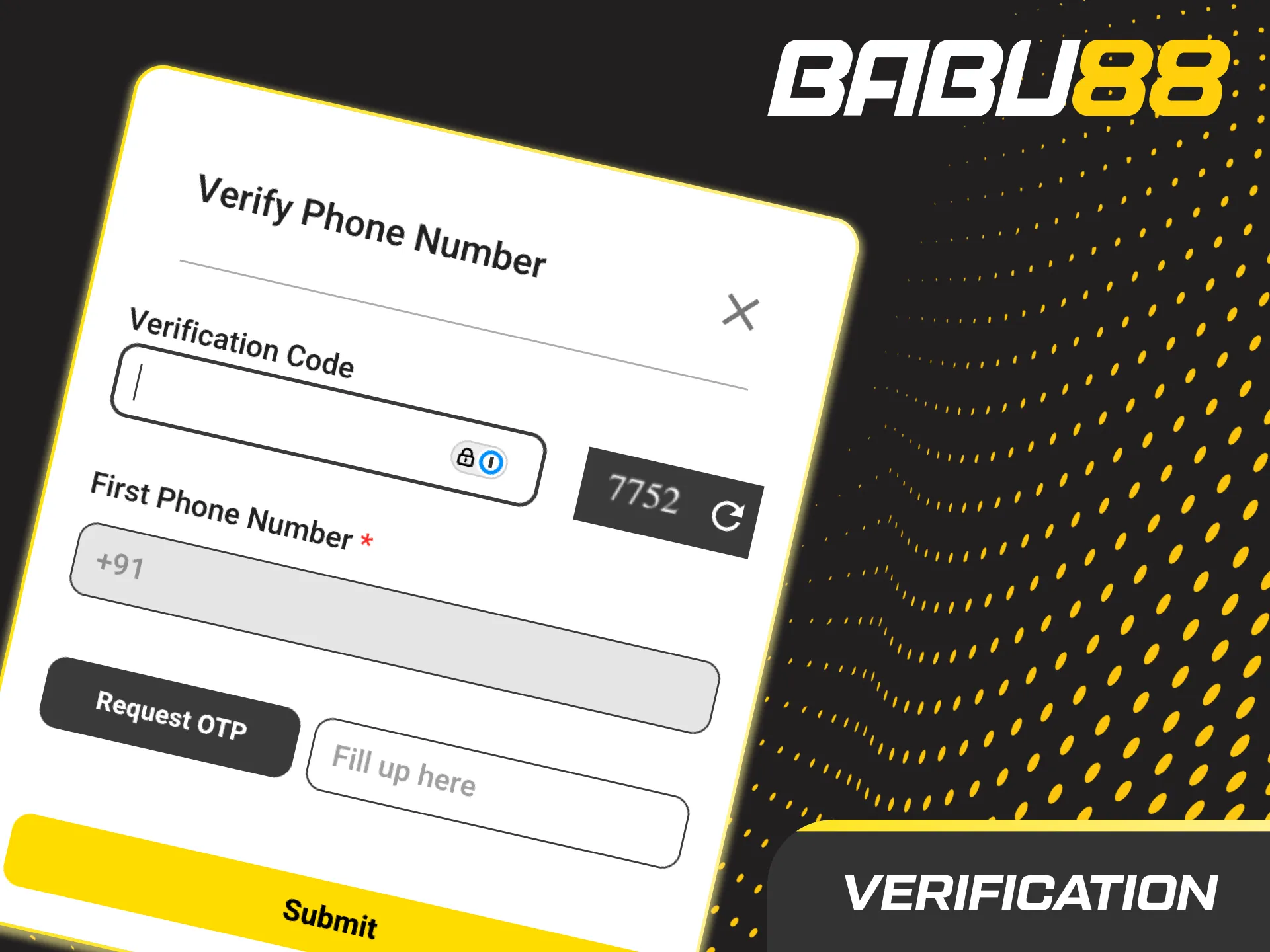 Follow the steps for the account verification process on Babu88 to ensure security.