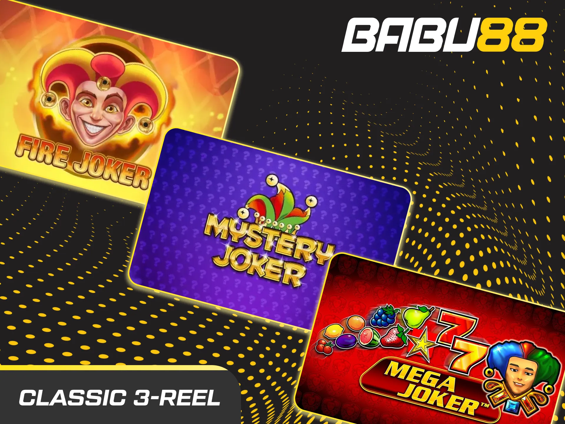 Spin the classic 3-reel slots for traditional casino fun at Babu88.